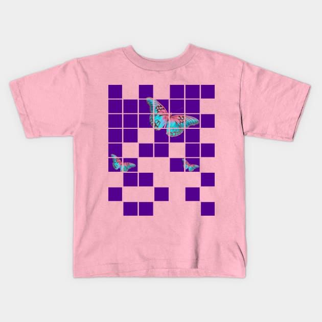 butterflies Kids T-Shirt by Bianka